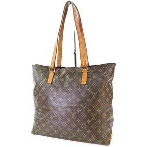 Authentic Oversized LOUIS VUITTON Cabas Mezzo Monogram Shoulder Tote Bag Purse